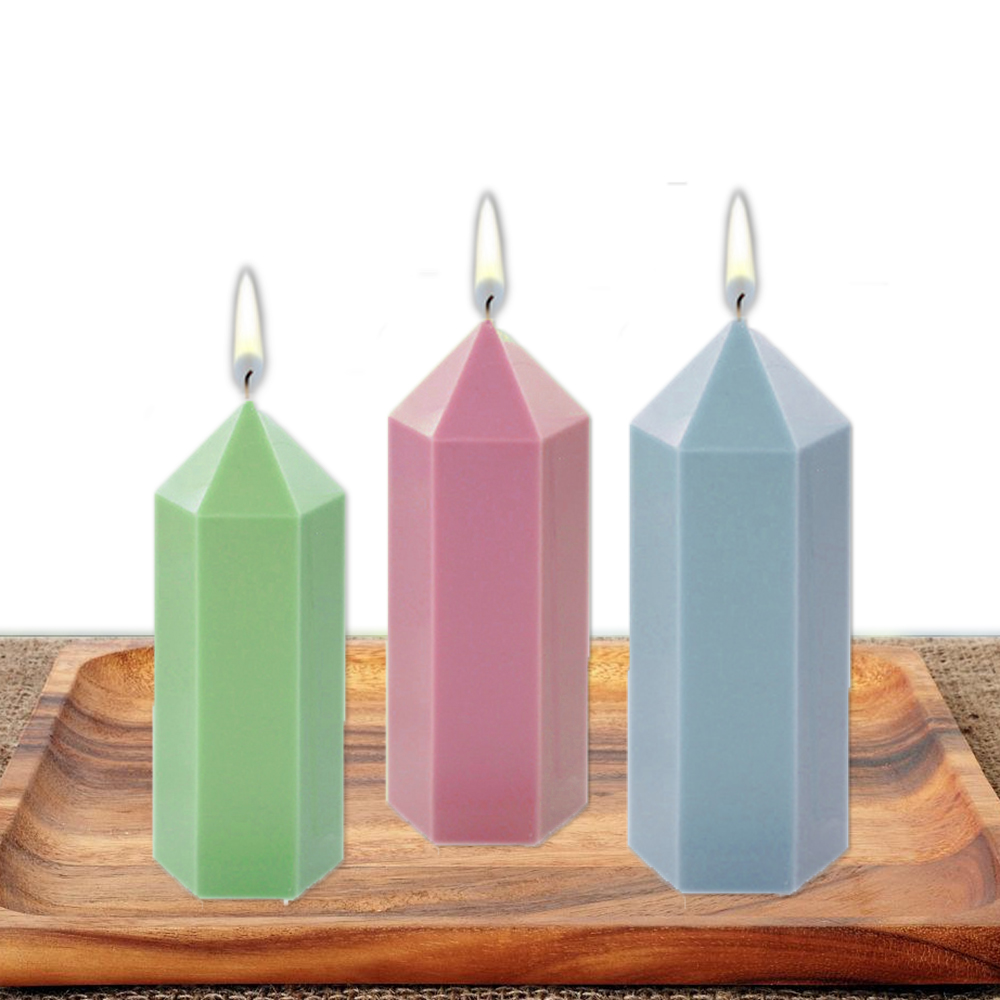3D Hexagonal Column Candle Mol - đánh giá và giá Candle Supplies Kit
