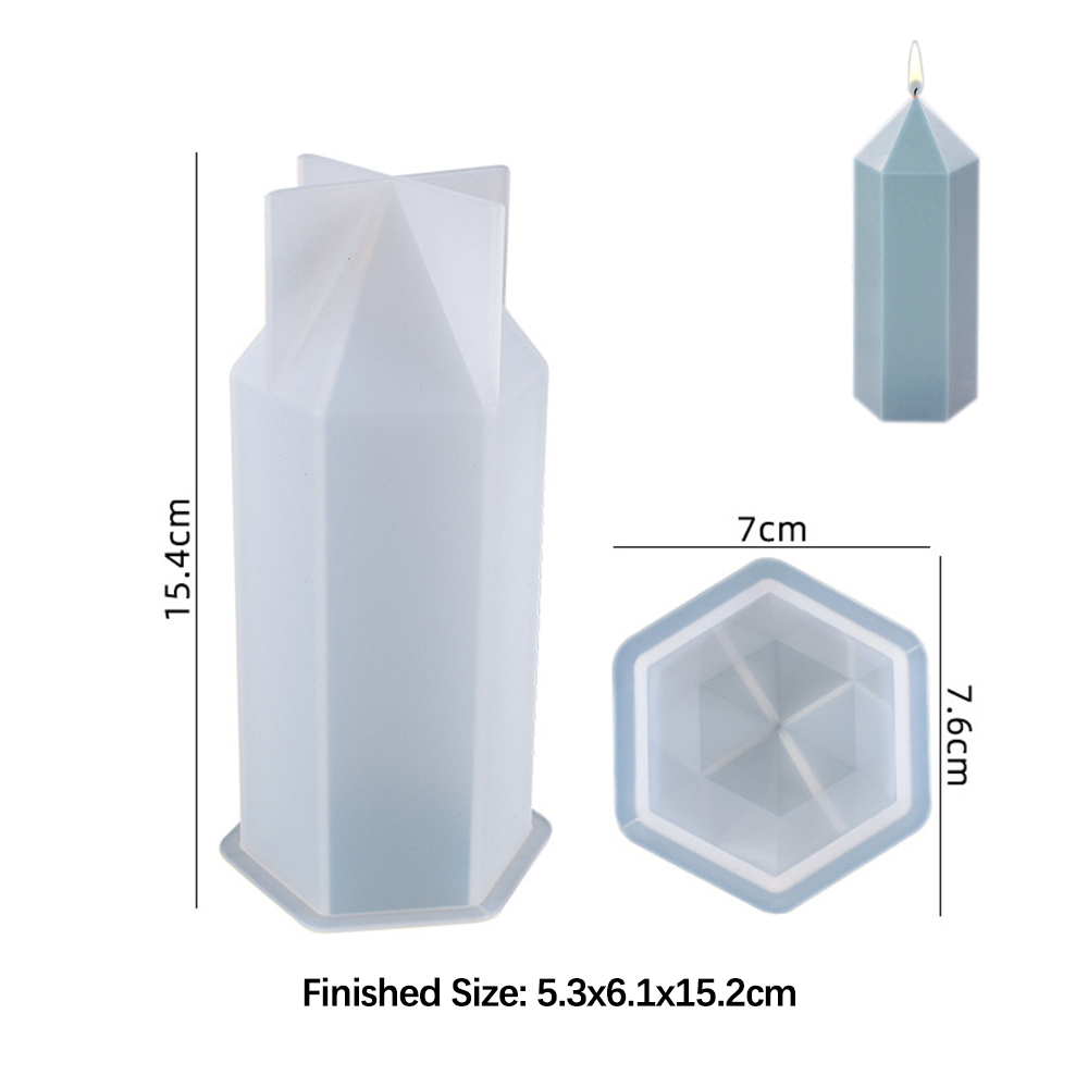 3D Hexagonal Column Candle Mol - đánh giá và giá Candle Supplies Kit