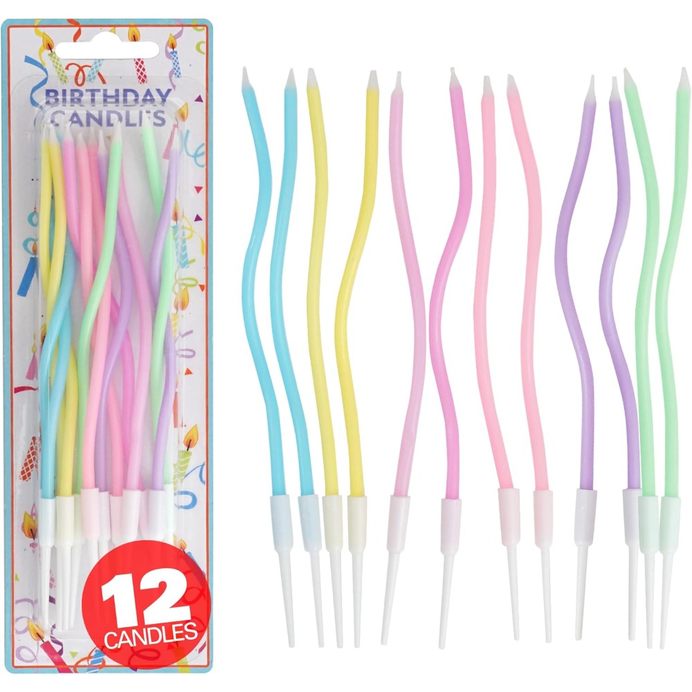 Rainbow Spiral Birthday Cake C - đánh giá và giá Candle For Supplies