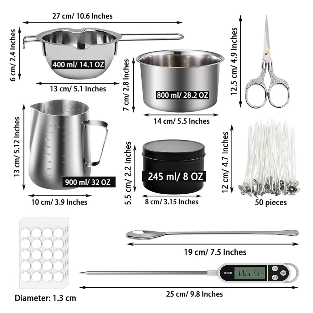 Glintmos DIY Candle Making Kit - đánh giá và giá Candle Supplies Kit