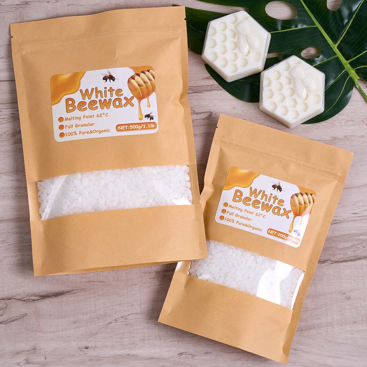 1000g White Beeswax DIY Candle - đánh giá và giá Candle Supplies Bulk