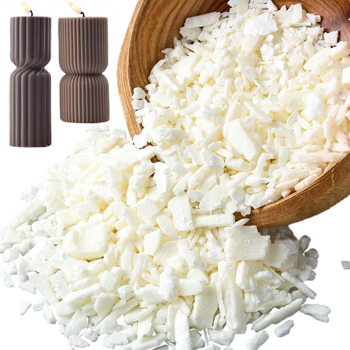 1 Pounds Pure White Soy Wax Fo - đánh giá và giá Candle Supplies Bulk