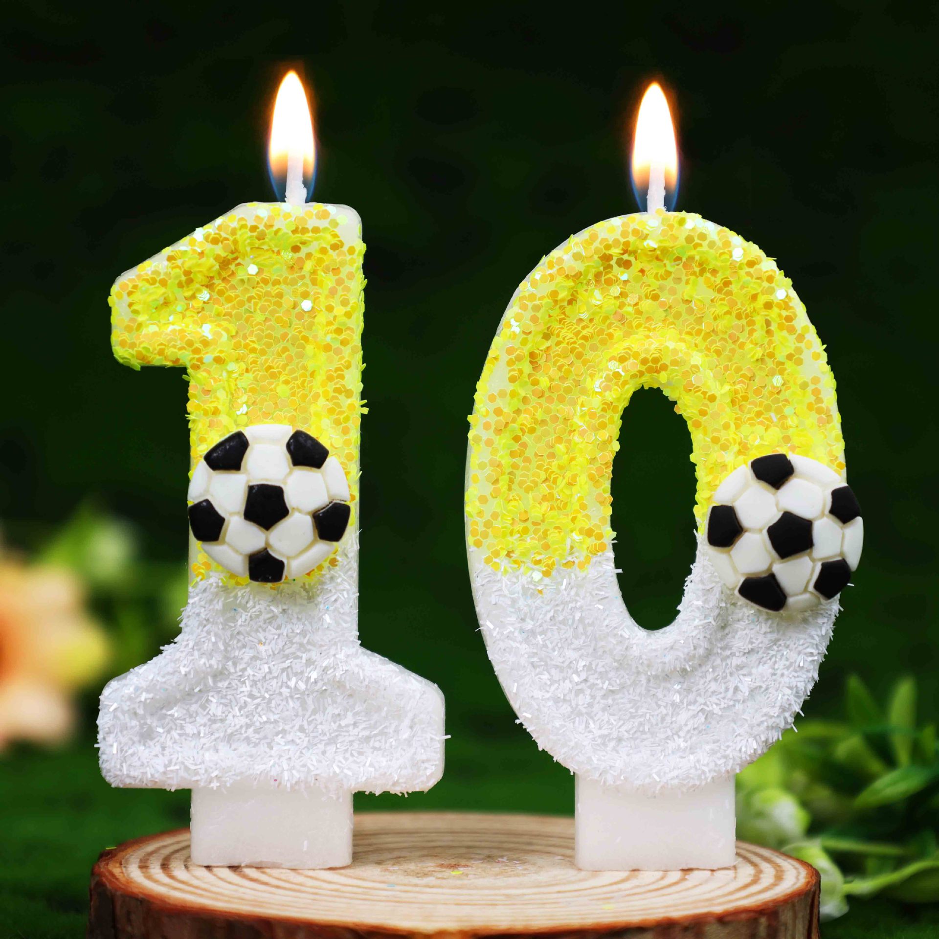 Yellow White Sequins Sports Fo - đánh giá và giá Candle For Supplies