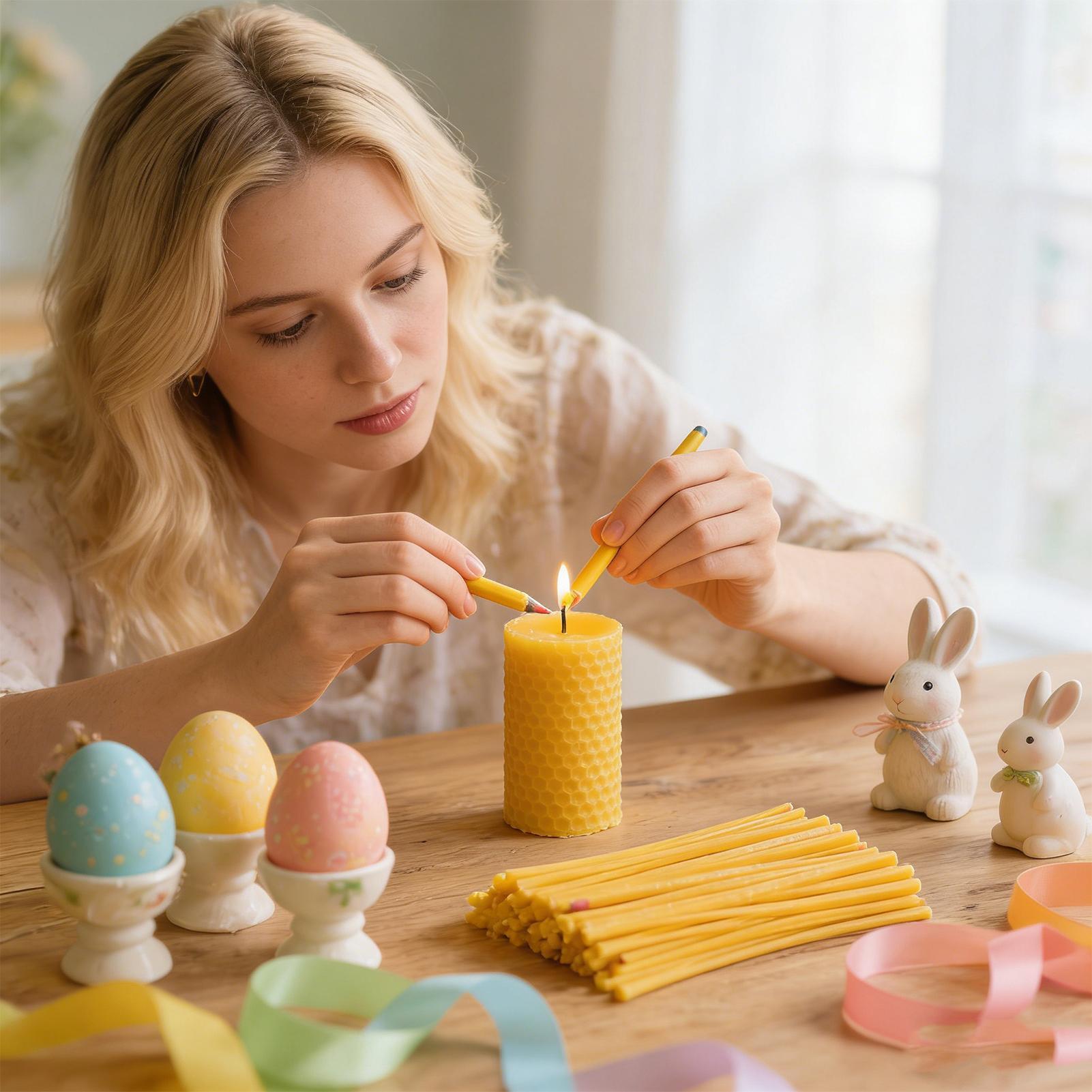 Egg Decorating Beeswax Sticks  - đánh giá và giá Candle Supplies Kit