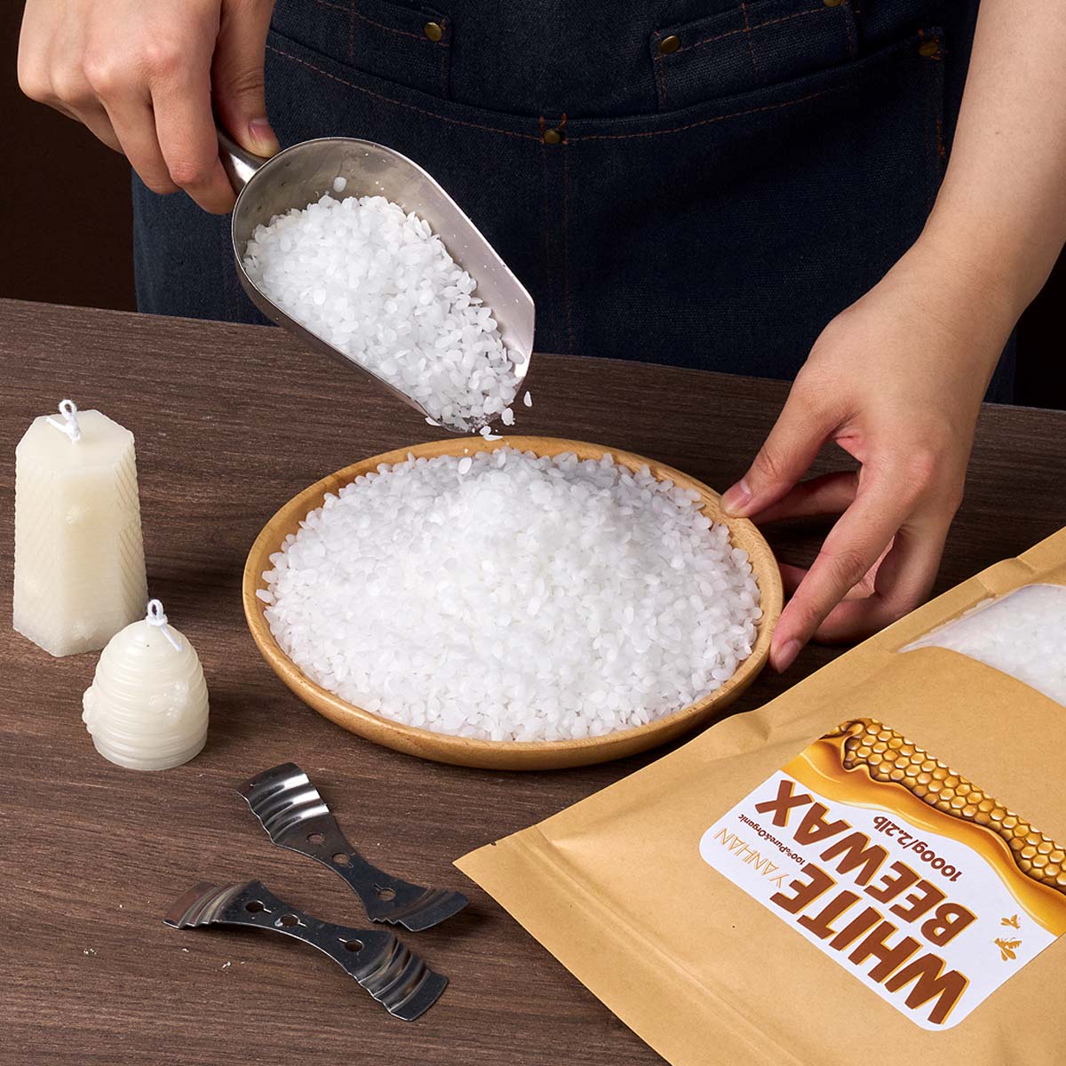 1000g Pure Natural Granular Wh - đánh giá và giá Candle Supplies Bulk