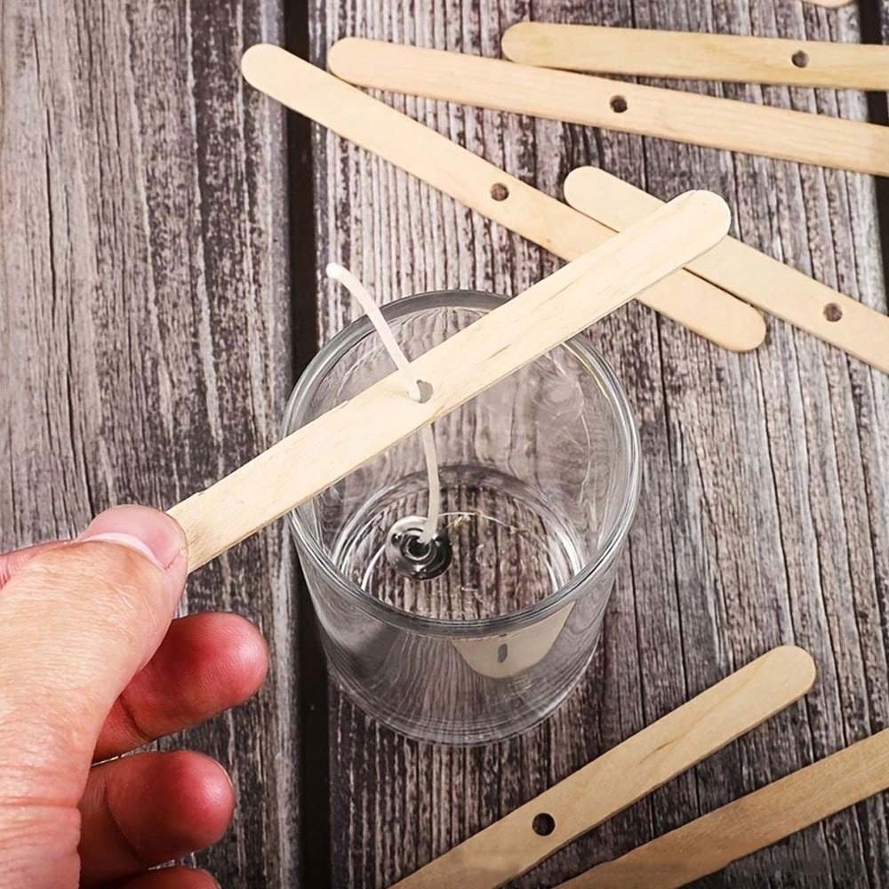 5/10/20/30/50pcs Wooden Candle - đánh giá và giá Candle Supplies Kit