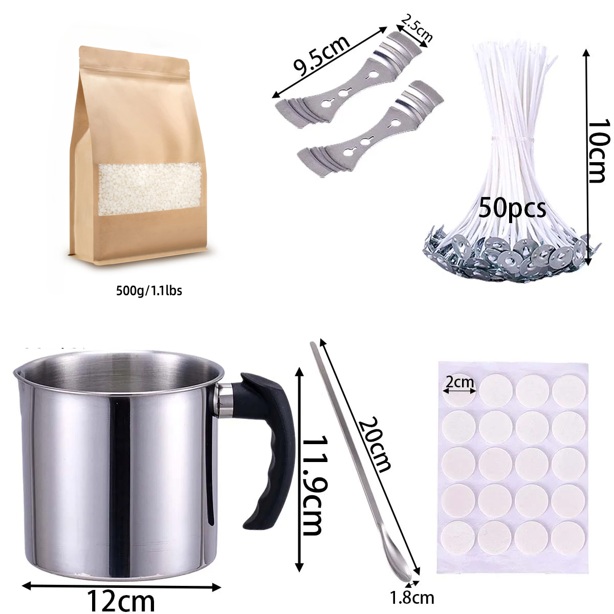 DIY Scented Candle Making Tool - đánh giá và giá Candle Supplies Kit