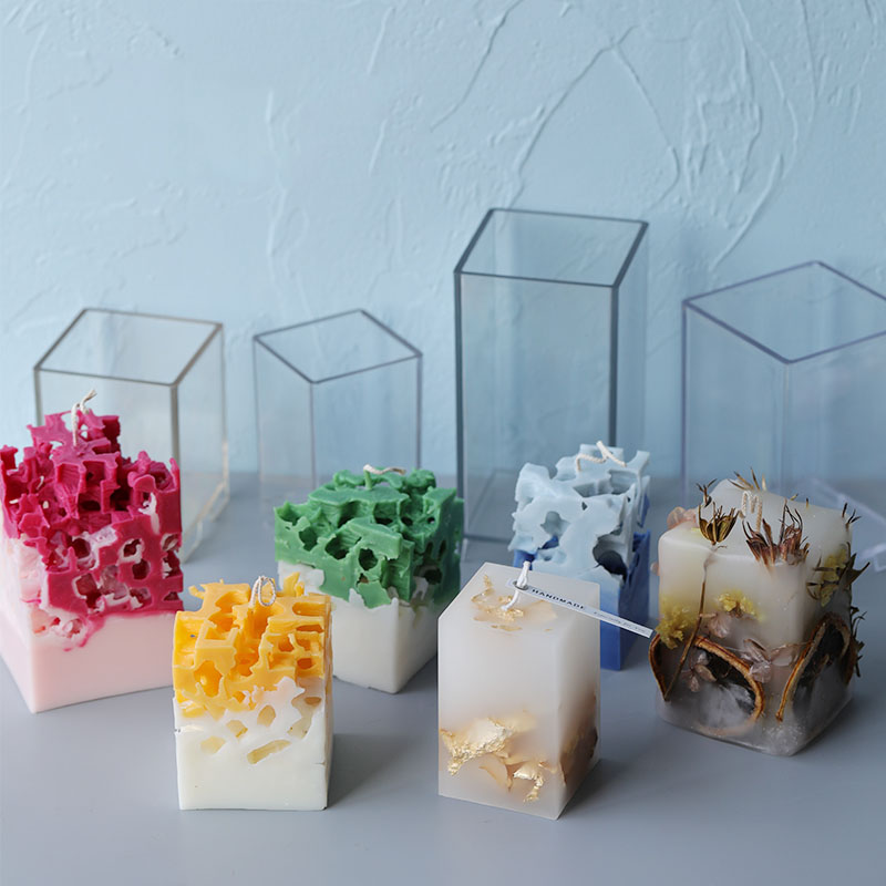 3D Square Rectangle Column Can - đánh giá và giá Candle Supplies Kit