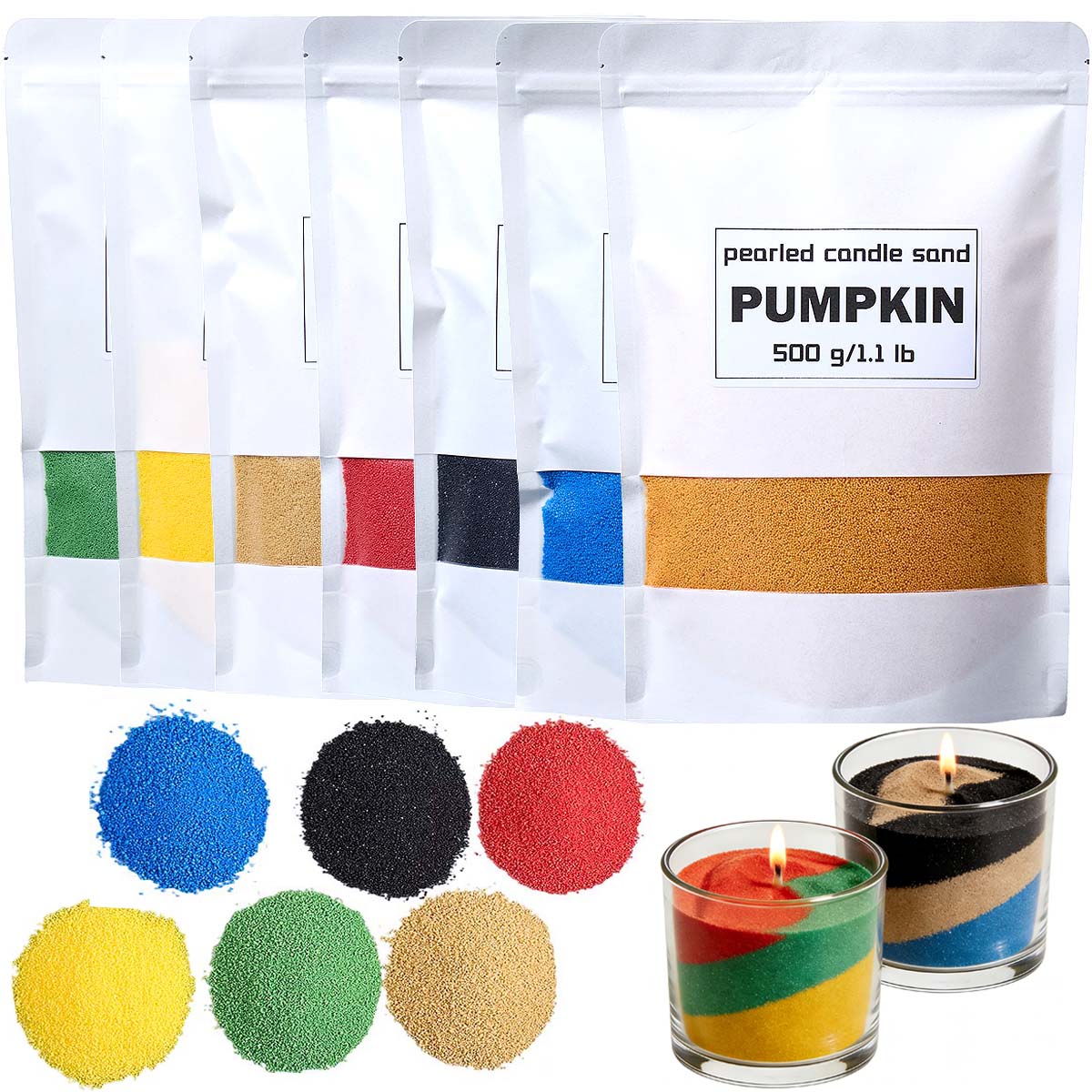 500g Colorful Granular Pearl W - đánh giá và giá Candle Supplies Bulk
