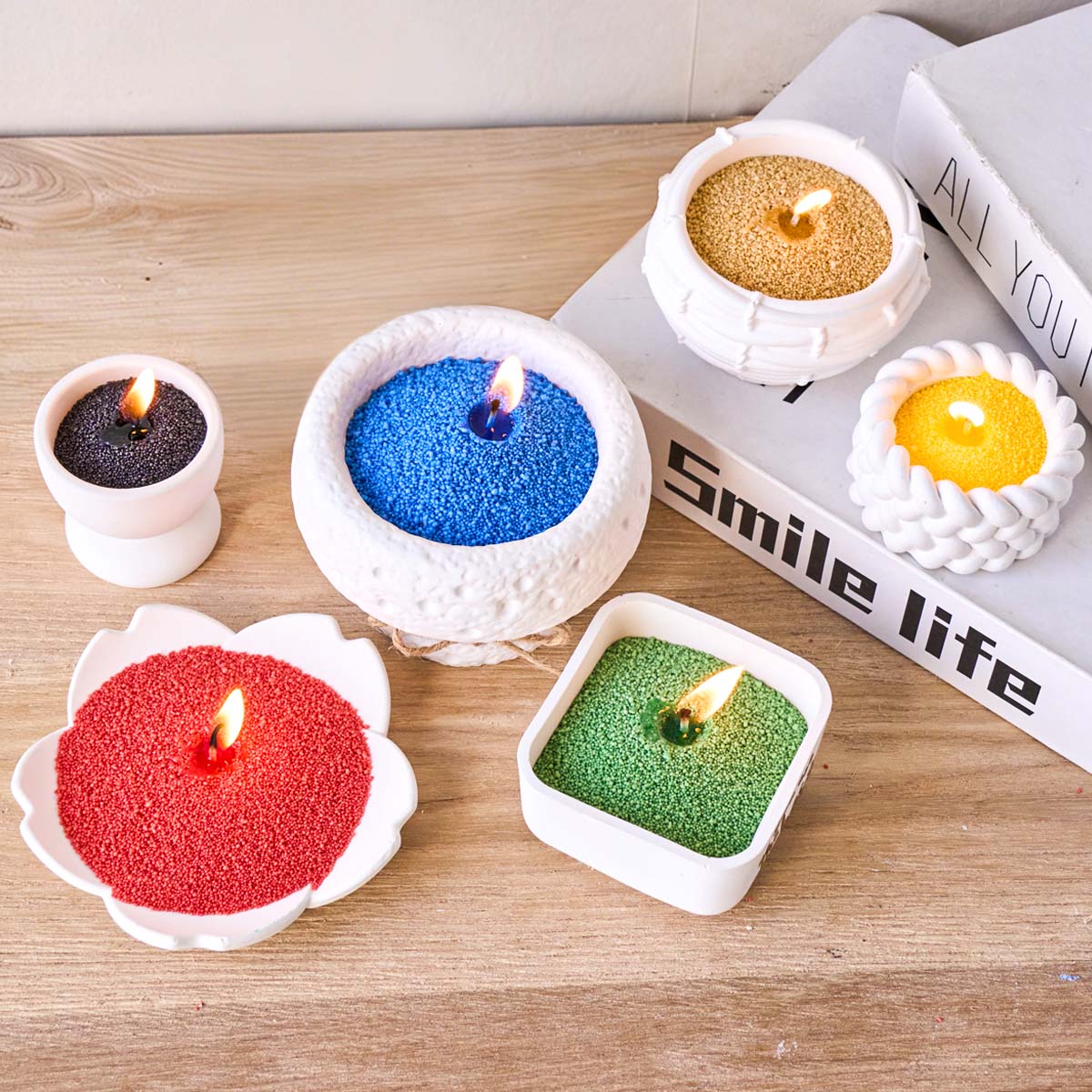 500g Colorful Granular Pearl W - đánh giá và giá Candle Supplies Bulk